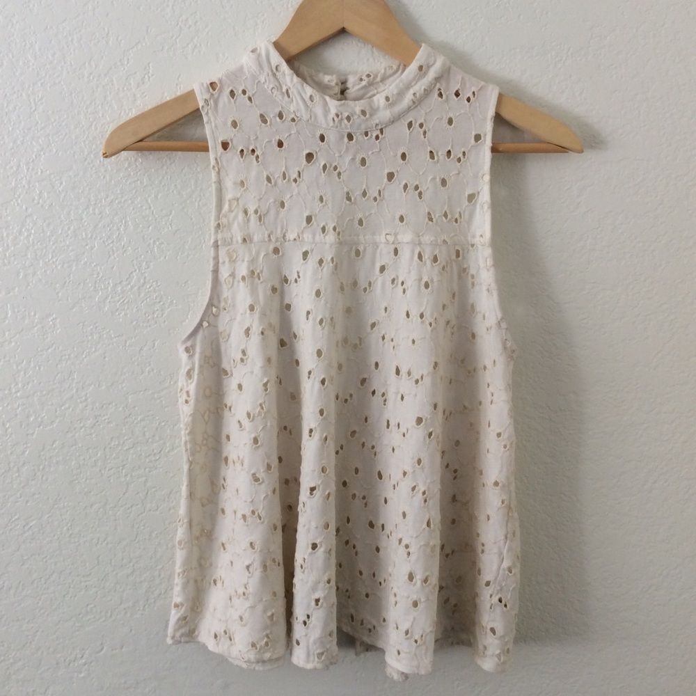 Free People Open Back Tank Top